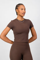 Olivia Fitted Tee - Hazel
