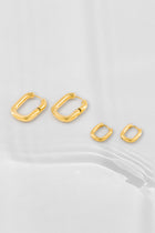 Chunky Oval Hoops