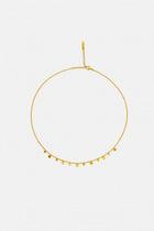 Tiny Charm Necklace - Round
