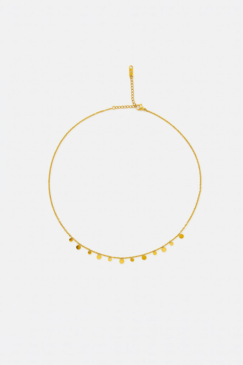 Tiny Charm Necklace - Round