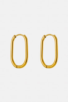 Thin Oval Hoops