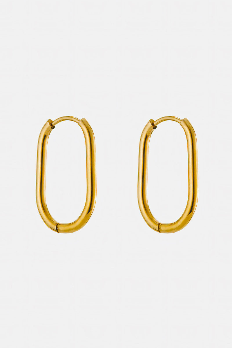 Thin Oval Hoops