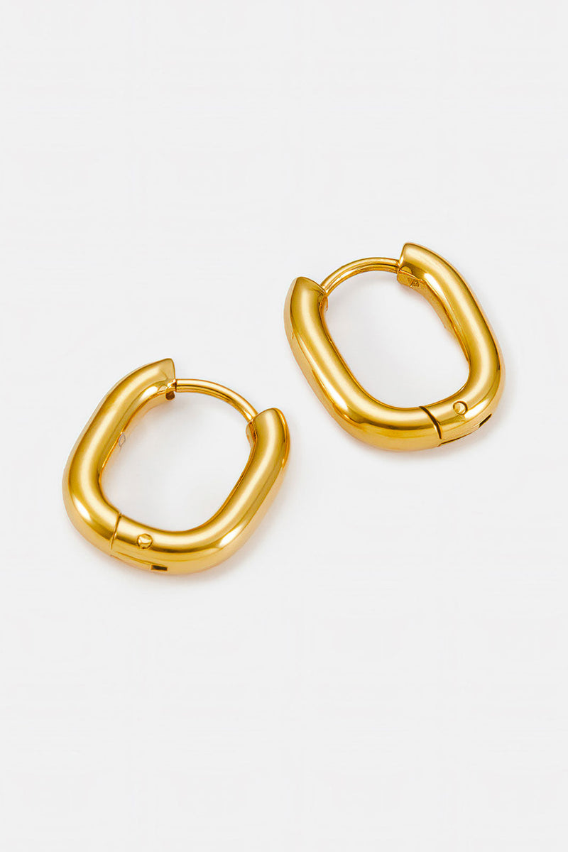 Chunky Oval Hoops