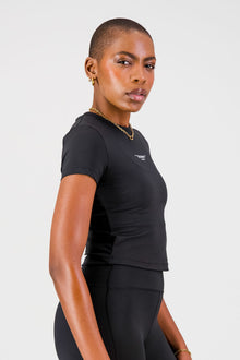 Essential Olivia Fitted Tee - Black