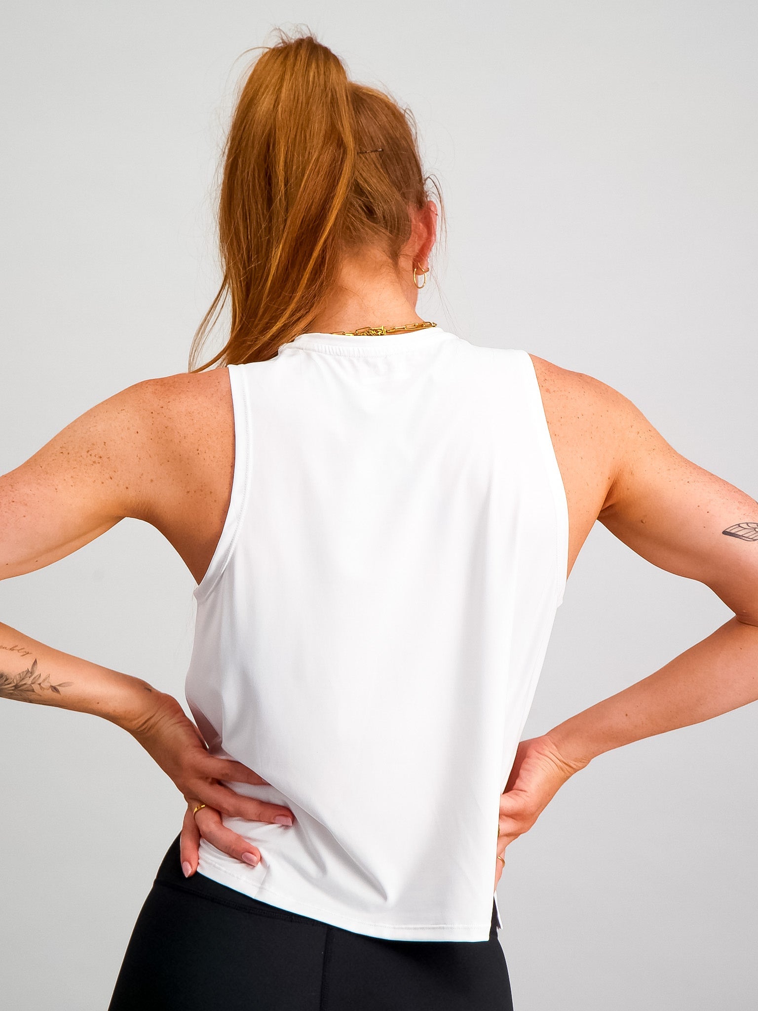 Essential Madison Tank - White